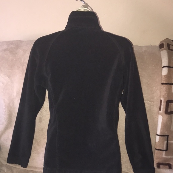Columbia sportswear company small dark grey zippered fleece jacket damaged - Picture 4 of 7